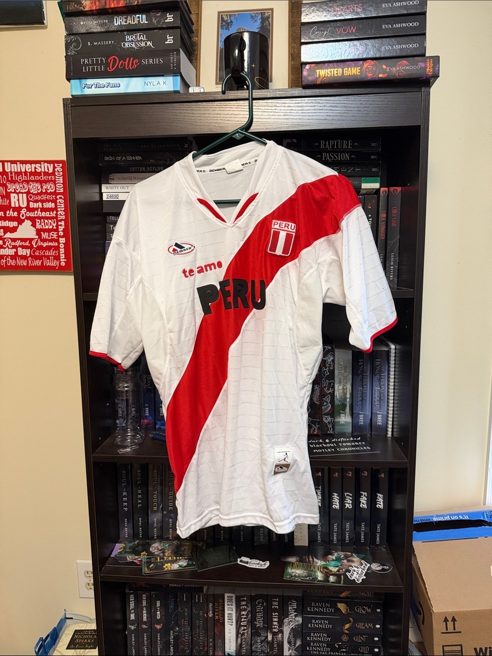 Peru National Team White & Red Soccer Jersey - Team Peru